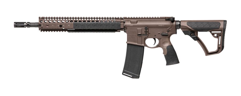 Daniel Defense M4A1 14.5 inch carbine rifle with RIS II handguard and brown finish