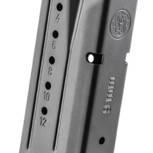 SMITH AND WESSON MAGAZINE M&P9C 12RD FING REST - Centurion Armament Co SMITH AND WESSON MAGAZINE M&P9C 12RD FING REST