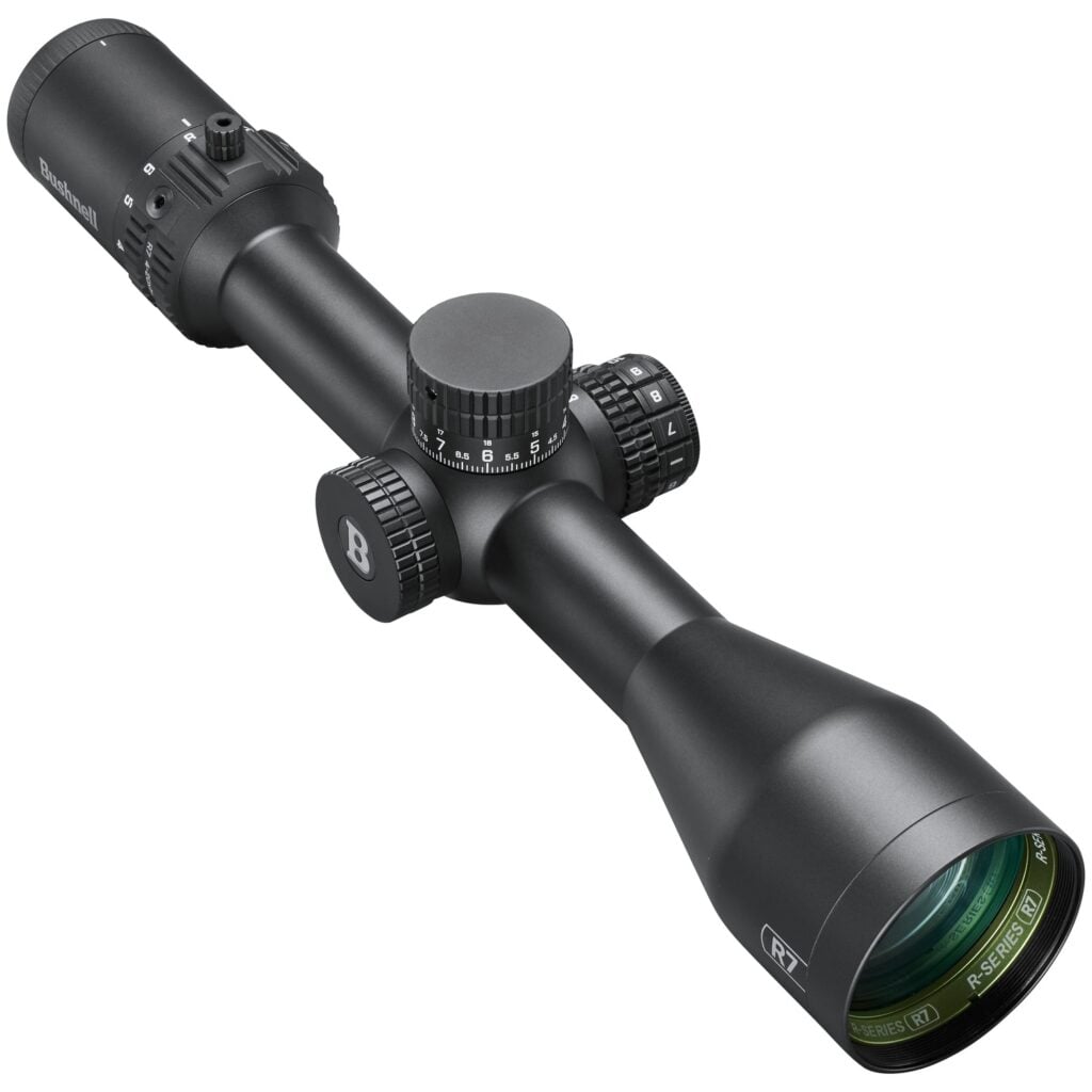 BUSHNELL R7 4-20X50  FFP MRAD HLDOVR BL