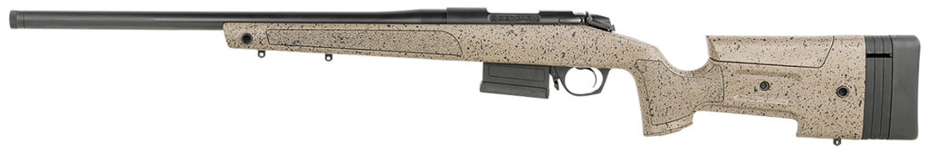 Bergara B-14 HMR left-handed 6.5 Creedmoor rifle with 22-inch Cerakote barrel