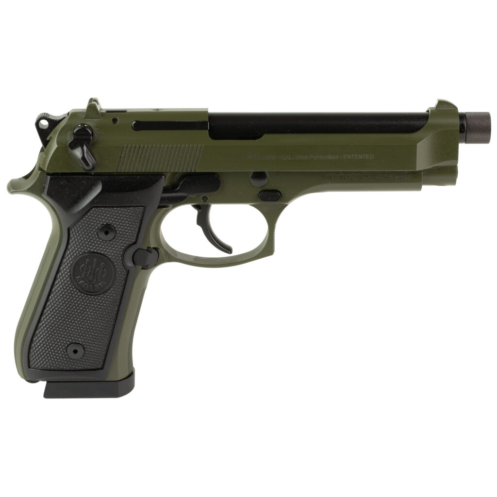 Beretta 92FS 9mm 5.1" barrel green double / single action