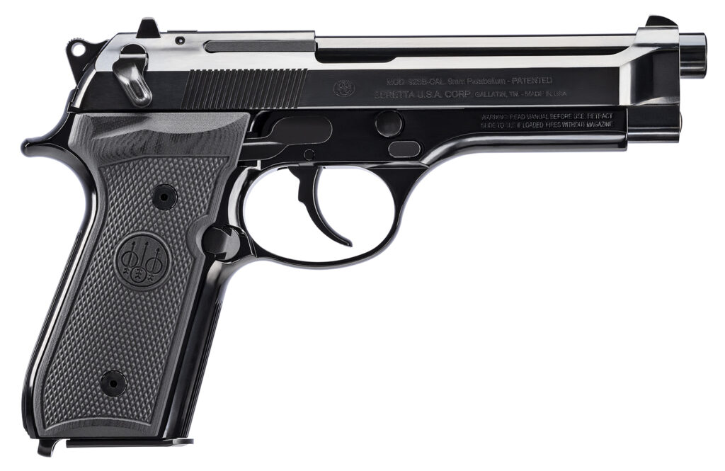 Beretta 92SB 9mm 4.9" barrel black double / single action
