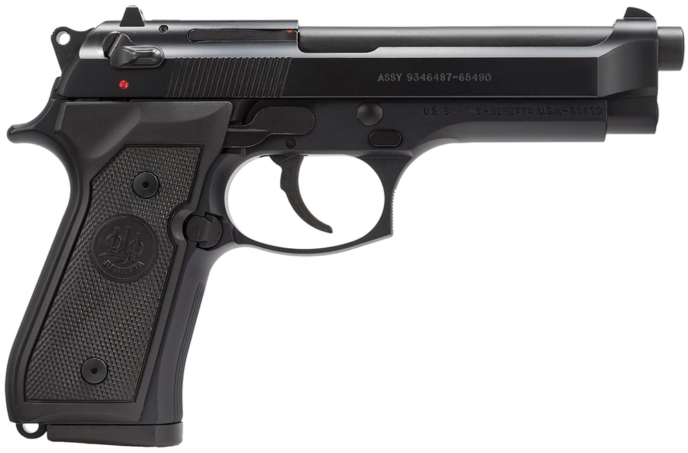 Beretta M9 9mm 4.9" barrel black double / single action