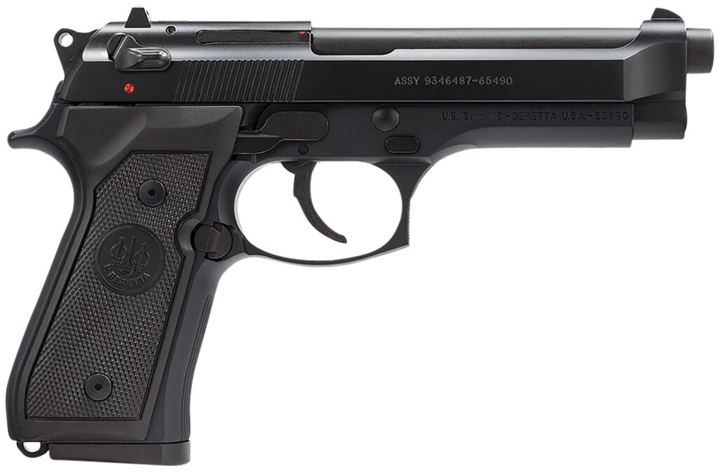 Beretta M9 9mm 4.9" barrel black double / single action