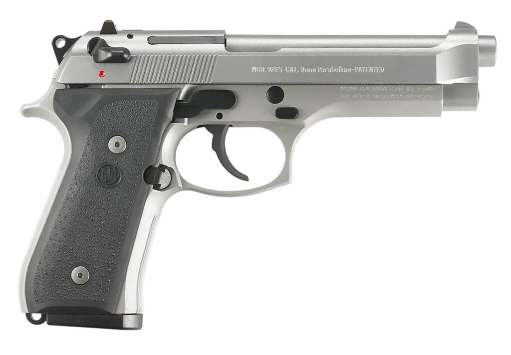 Beretta 9mm 4.9" barrel stainless semi-auto pistol