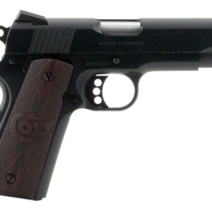 Colt Combat Commander .45 ACP blued handgun with G10 grips and Novak sights