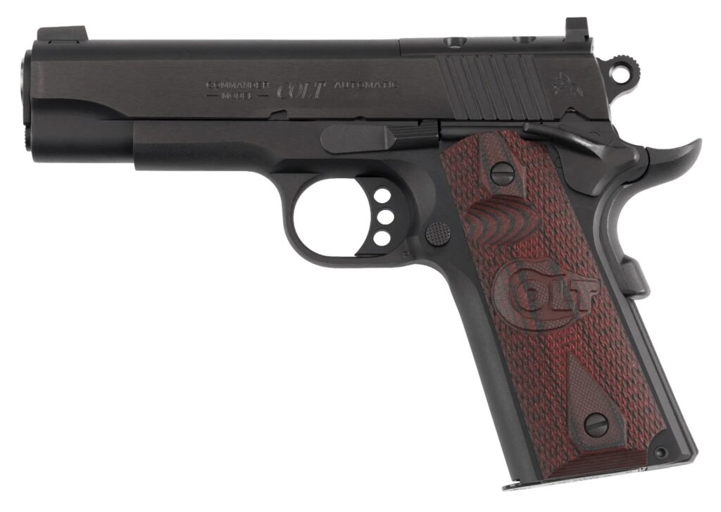 Colt Combat Commander 9mm optic-ready handgun with 4.25-inch barrel and G10 grips