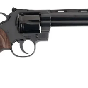 Colt Python .357 Magnum revolver with six-inch barrel and walnut grips