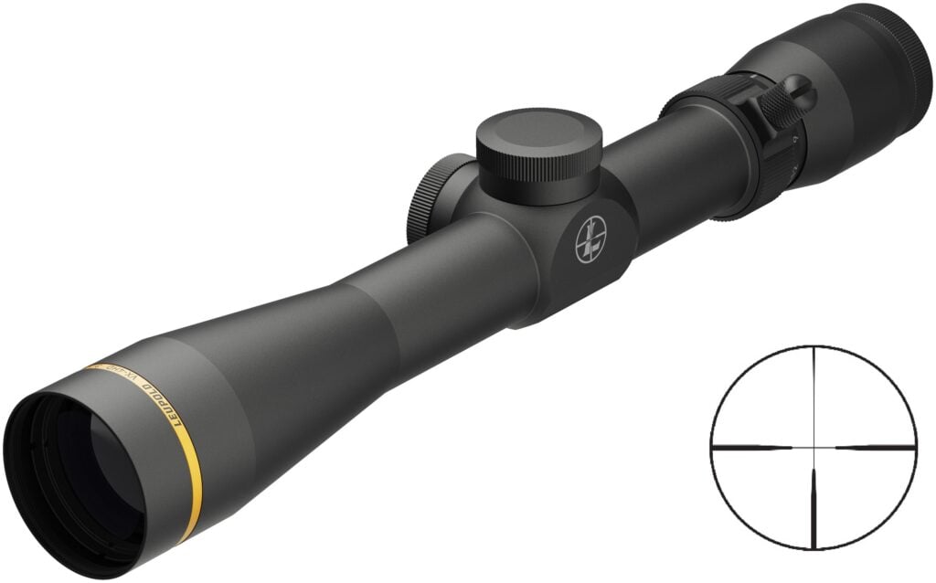 Leupold VX-4HD 3-12X Hunt-Plex black rifle scope