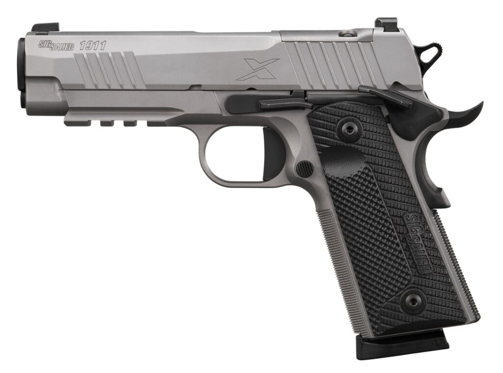 SIG SAUER 1911 X CARRY stainless .45 ACP pistol with 4.2-inch barrel