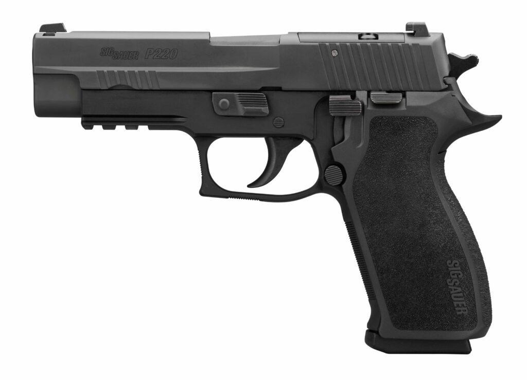 SIG Sauer P220 .45 ACP full-size handgun with 4.4-inch barrel and optic-ready slide