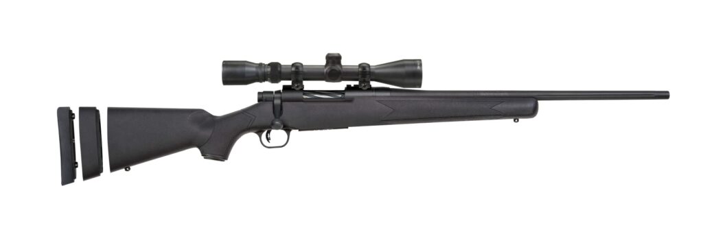 Mossberg Patriot Super Bantam .308 Winchester rifle with 20-inch fluted barrel and 3-9x40mm scope