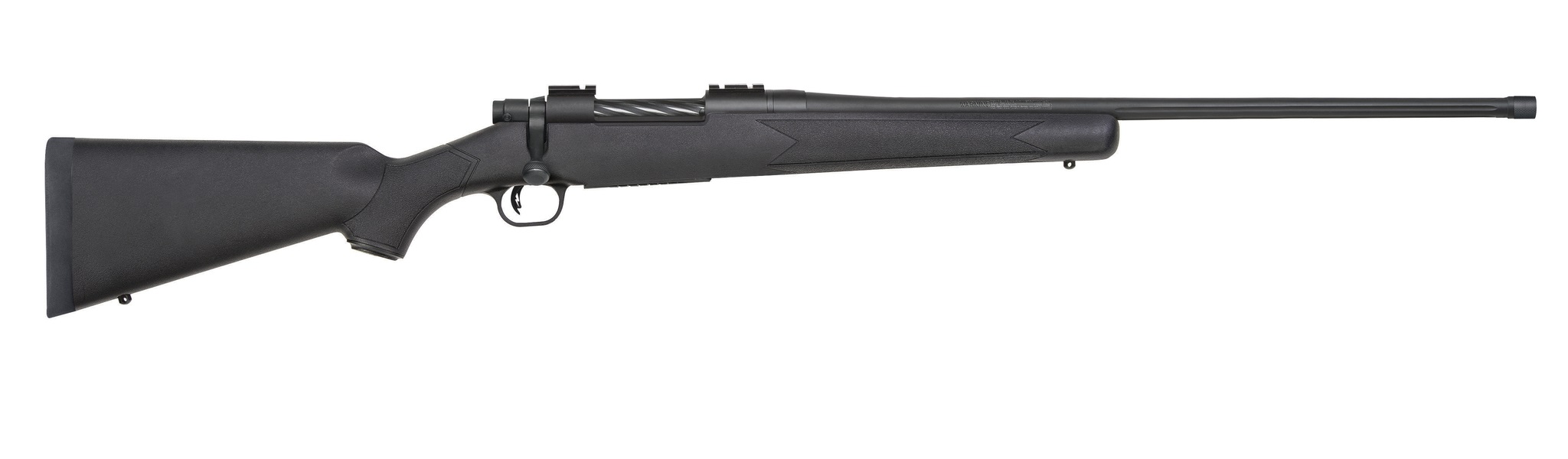 Mossberg Patriot 6.5 PRC Rifle, 24 in. Black - Centurion Armament Co Mossberg Patriot 6.5 PRC bolt-action rifle with 24-inch barrel and black synthetic stock