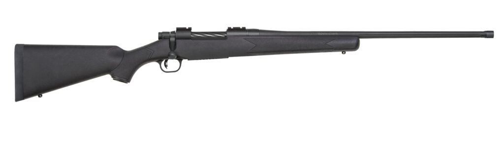 Mossberg Patriot .300 Winchester Magnum rifle with 24-inch fluted threaded barrel