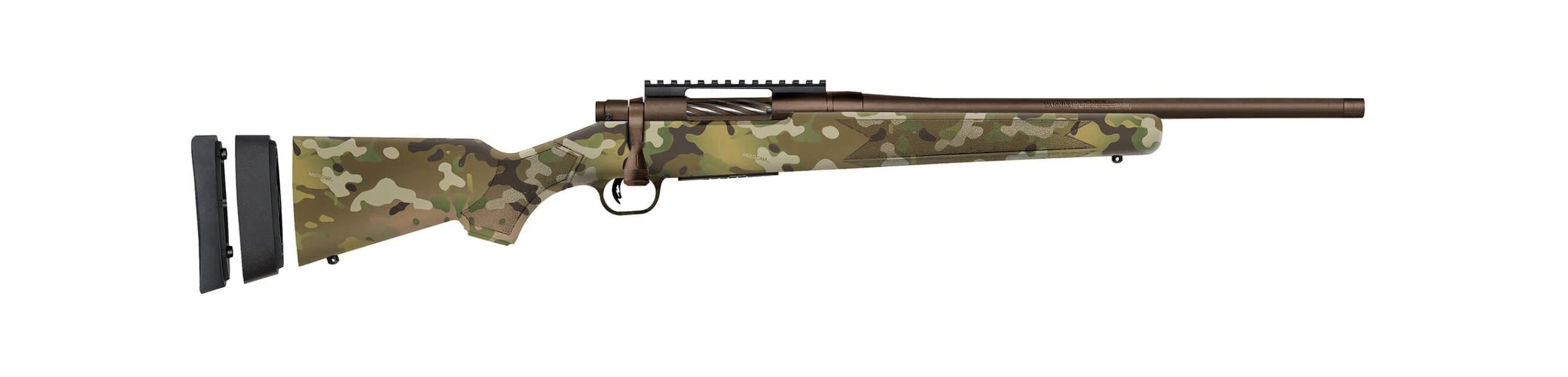 Mossberg Patriot Super Bantam .350 Legend 18 in. - Centurion Armament Co Mossberg Patriot Super Bantam .350 Legend rifle with 18-inch threaded bull barrel