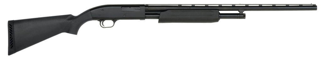 Maverick 88 pump-action field shotgun with 26-inch vent-rib barrel and black synthetic stock