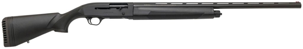 Maverick SA Field 12 gauge shotgun with 28-inch vent rib barrel and black synthetic stock