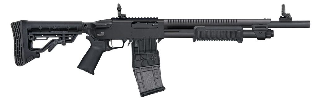 Mossberg 590RM 12 gauge pump-action shotgun with 18.5-inch barrel