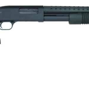Mossberg 590 Persuader 12 gauge pump shotgun with 20-inch heat-shield barrel