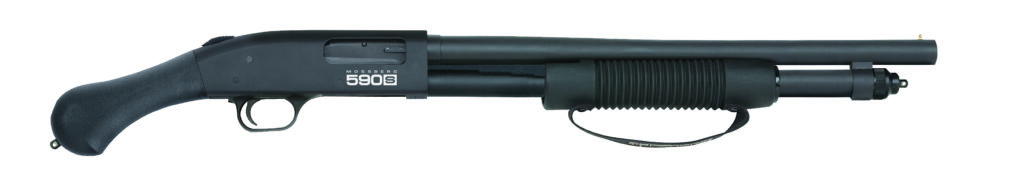Mossberg 590S Shockwave 12 gauge shotgun with 18.5 inch matte blued barrel