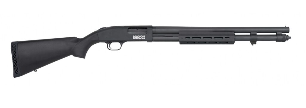 Mossberg 590S 12 gauge pump shotgun with 20 inch barrel and optic-ready receiver