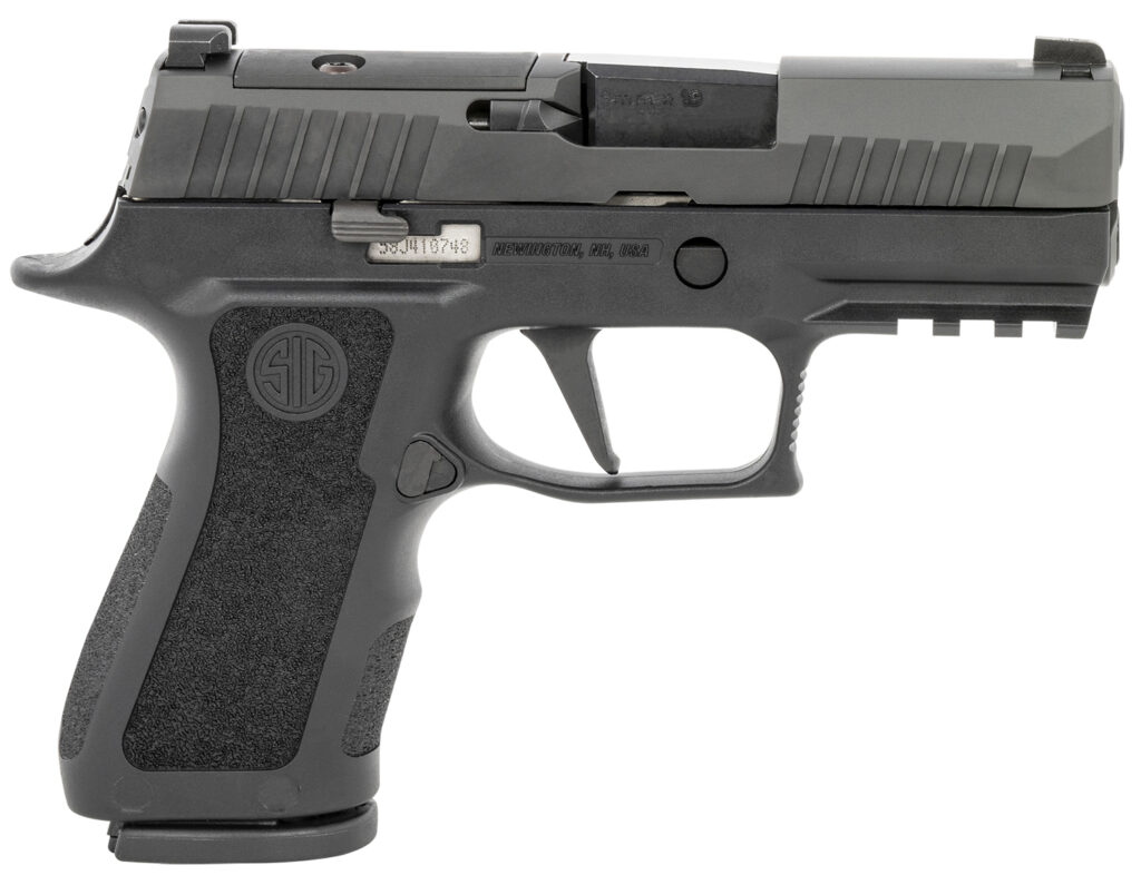 SIG SAUER P320 XCompact 9mm handgun with 3.6-inch barrel and XSeries grip