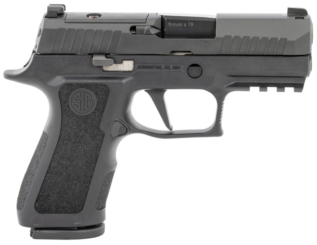 SIG SAUER P320 XCompact 9mm optic-ready pistol with black Nitron finish