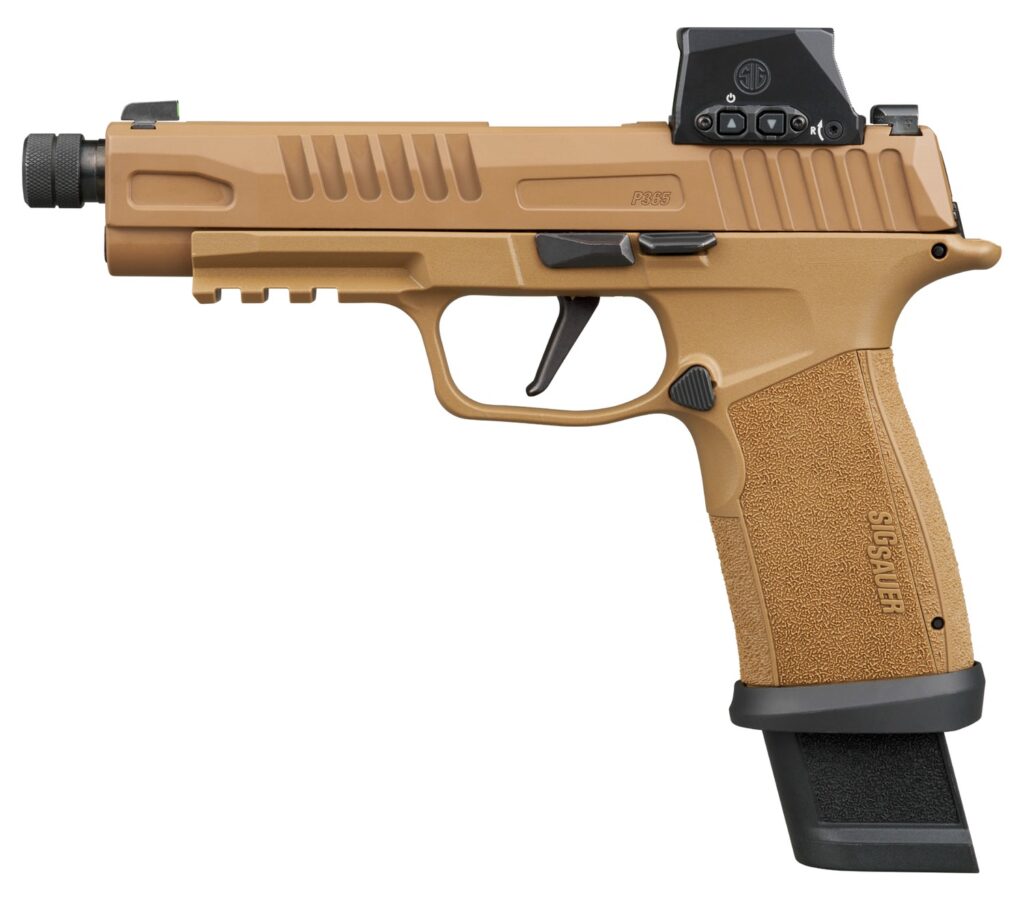 SIG SAUER P365 FUSE TACOPS 9mm handgun with ROMEO-X optic