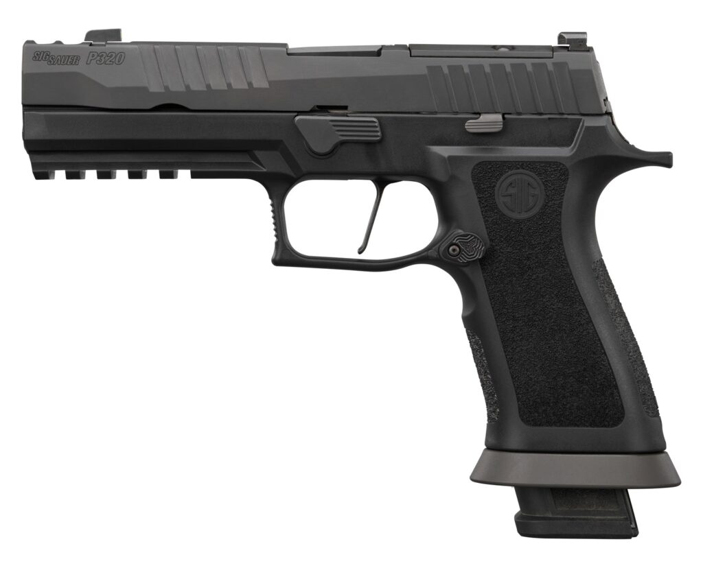 Sig Sauer P320 M.O.D. full-size 9mm Luger handgun with optic-ready ported slide