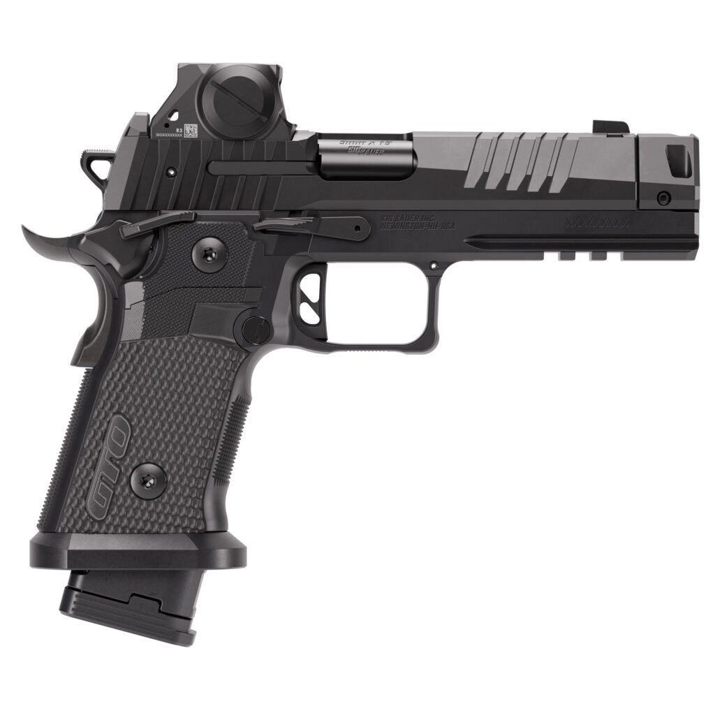 SIG SAUER P211 full-size 9mm pistol with 4.4-inch barrel and optics-ready slide