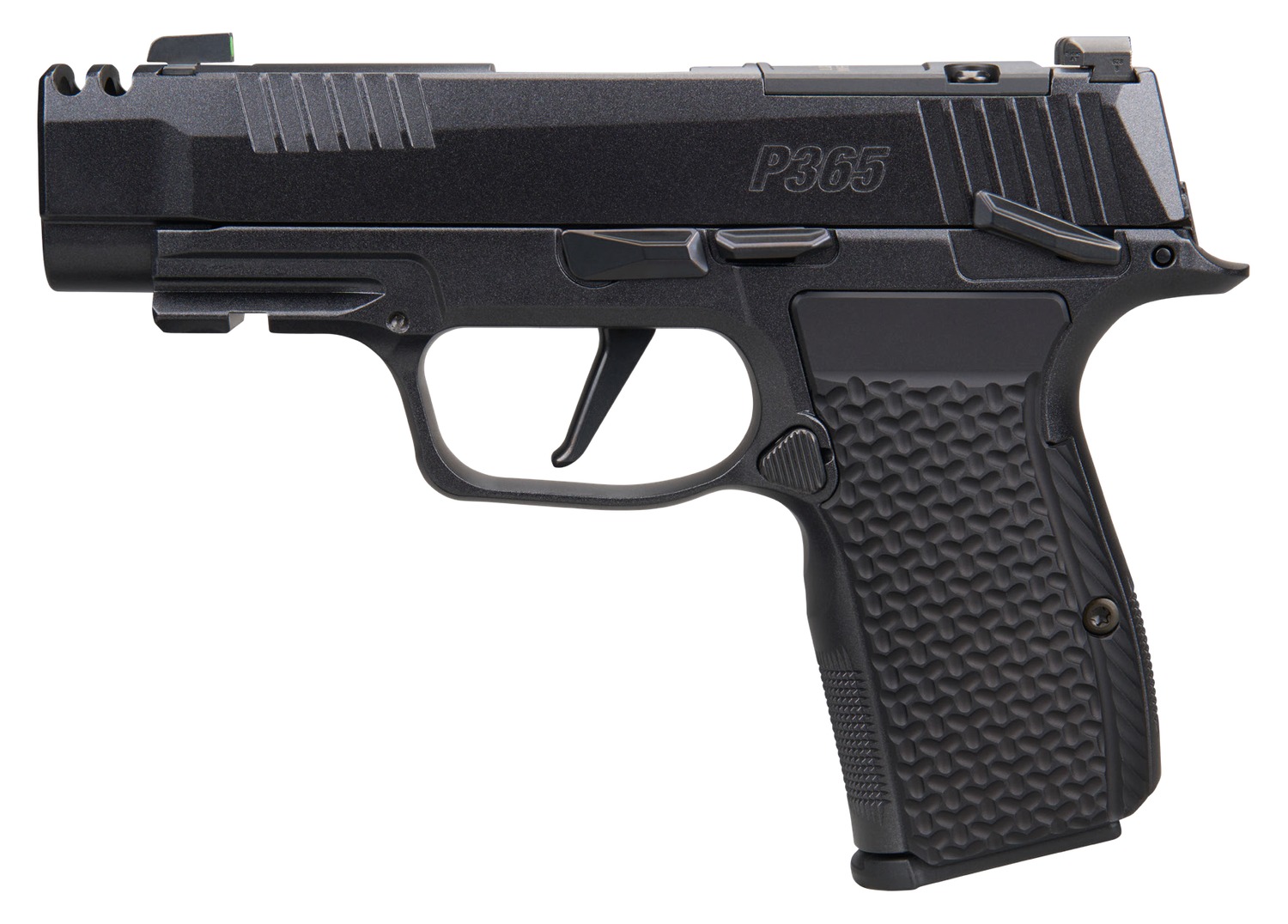 SIG SAUER P365 AXG LUXE .380 ACP 3.1-Inch Handgun - Centurion Armament Co SIG SAUER P365 AXG LUXE .380 ACP handgun with 3.1-inch barrel and black finish