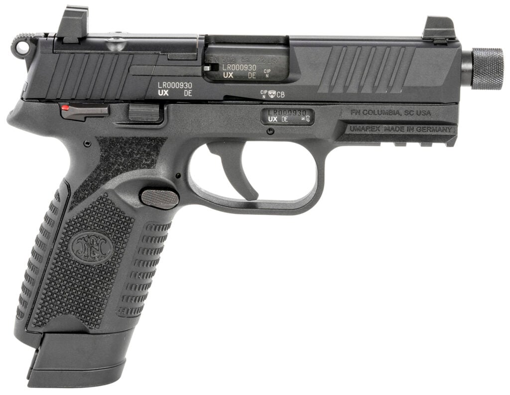 FN America / FN Herstal 502 .22 LR 4.6" barrel black semi-auto pistol