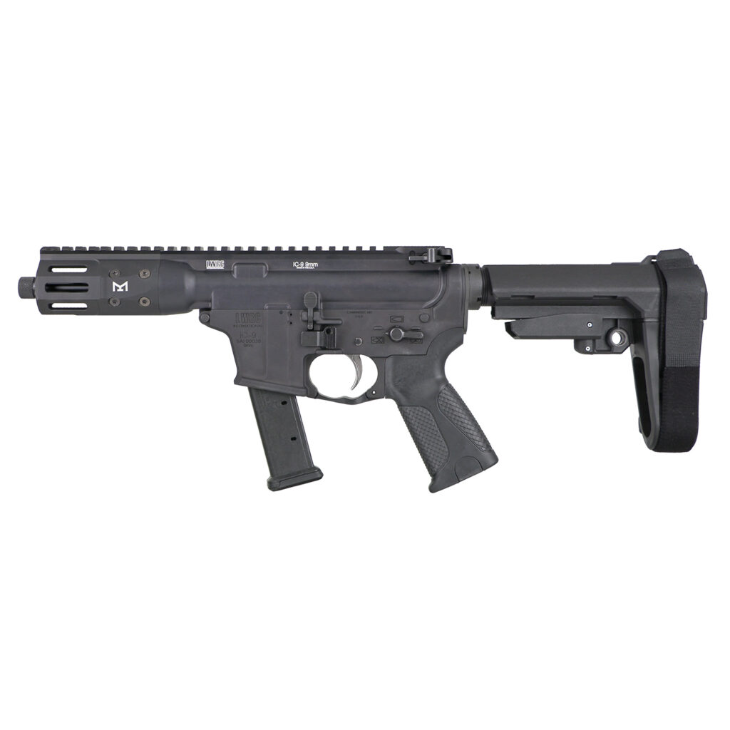 LWRC IC 9mm 5.6" barrel black ar