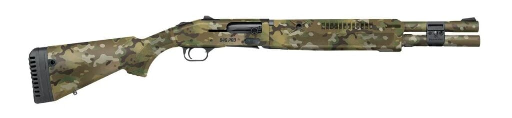 Mossberg 940 Pro Tactical SPX 12 gauge shotgun with 18.5 inch barrel and Multicam finish