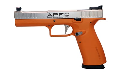 Strike One Ergal Pro 9mm semi-automatic handgun with orange matte finish