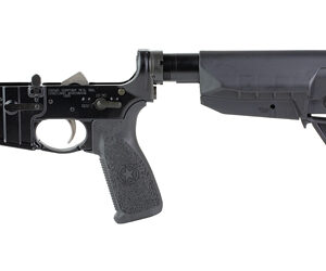 BCM complete lower receiver with black anodized finish and BCM SOPMOD stock