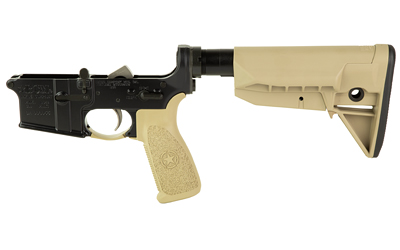 BCM complete lower receiver in Flat Dark Earth with BCM SOPMOD stock type