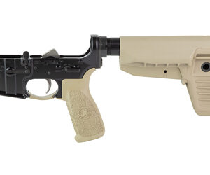 BCM complete lower receiver with SOPMOD stock in Flat Dark Earth