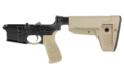 BCM complete lower receiver with SOPMOD stock in Flat Dark Earth