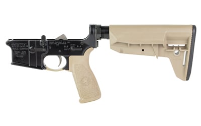 BCM complete lower receiver with SOPMOD stock in Flat Dark Earth