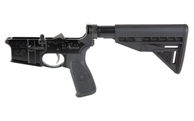 BCM complete lower receiver with BCM stock, black anodized finish, factory blem