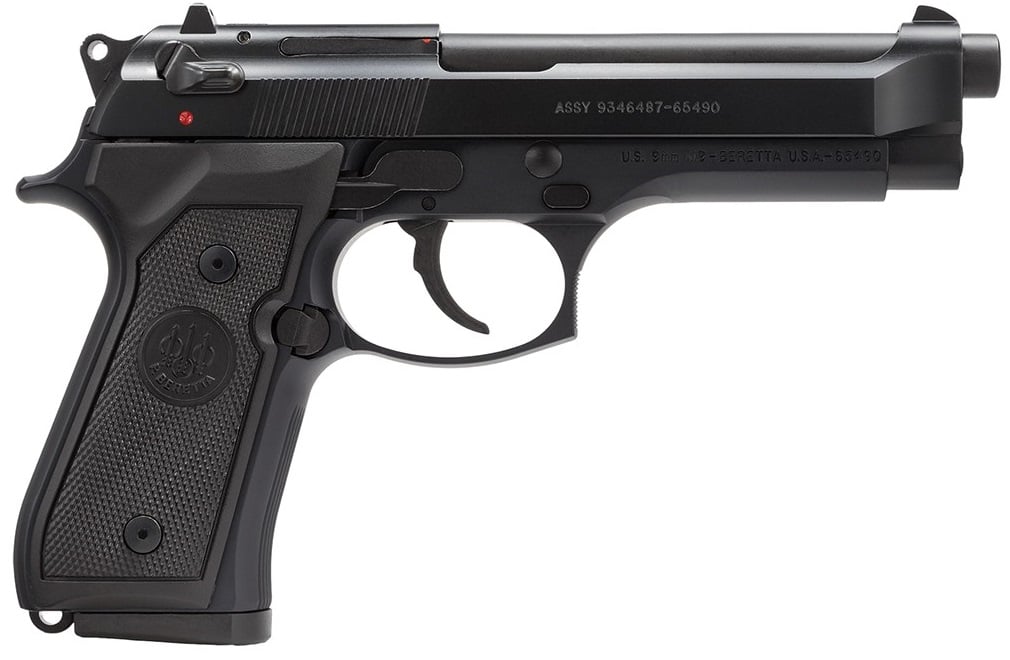Beretta 9mm 4.9" barrel black pistol