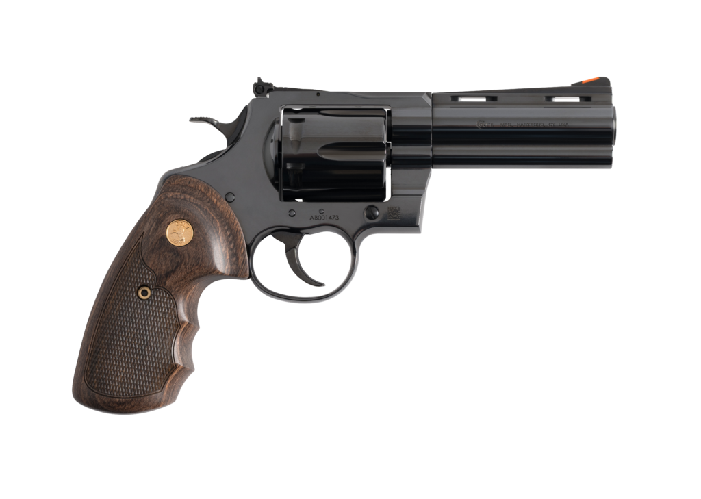 Colt Anaconda .44 Magnum blued 6-shot revolver with adjustable sights
