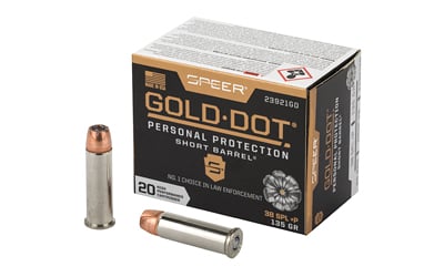 Speer Speer Gold Dot .38 Special gold dot hollow point