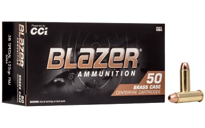 CCI Ammunition Blazer Brass .38 Special full metal jacket