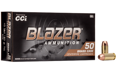 CCI Ammunition Blazer Brass .40 S&W full metal jacket