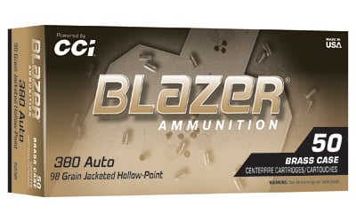 CCI Ammunition Blazer .380 ACP hollow point