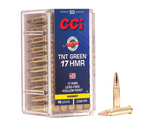 CCI Ammunition TNT Green .17 HMR hollow point