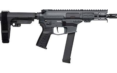 CMMG Banshee Fixed Ejector MkGs 9mm Luger pistol with 5-inch barrel and RipBrace