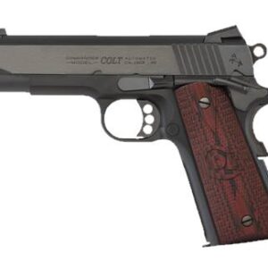 COO4840XE.jpg - Centurion Armament Co Colt Lightweight Commander .45 ACP pistol with 4.25-inch barrel and black cherry G10 grips